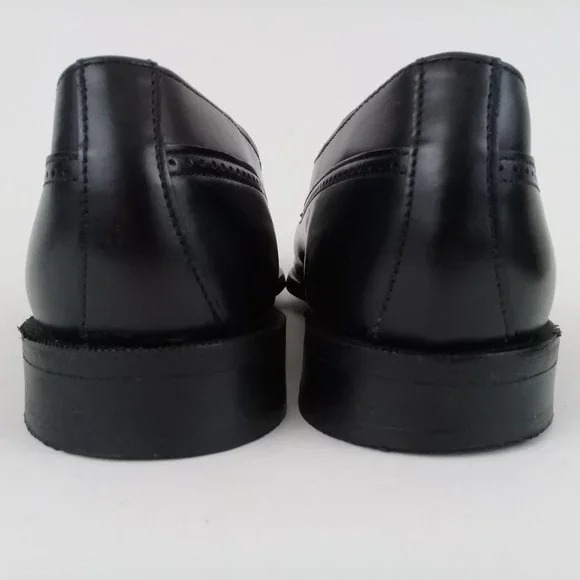 Dexter Men Kiltie Tassel Made in USA Black Loafers - Picture 8 of 13